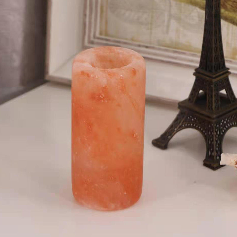 Rose mineral salt crystal cup