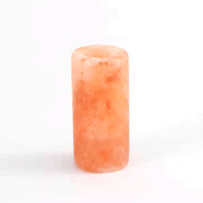 Rose mineral salt crystal cup